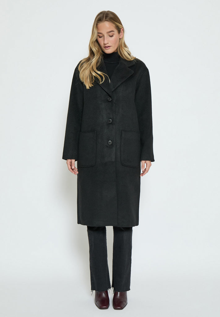 Desires DSElicia Woolen Coat Coat 9000 Black
