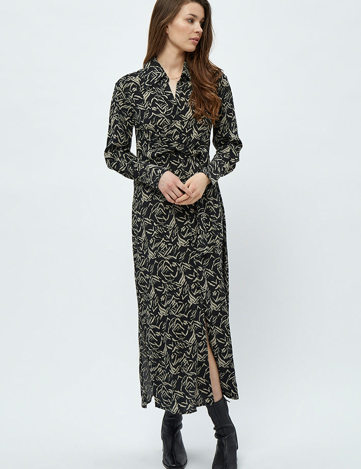 Peppercorn Ginny Dress Dress 9000P Black Print