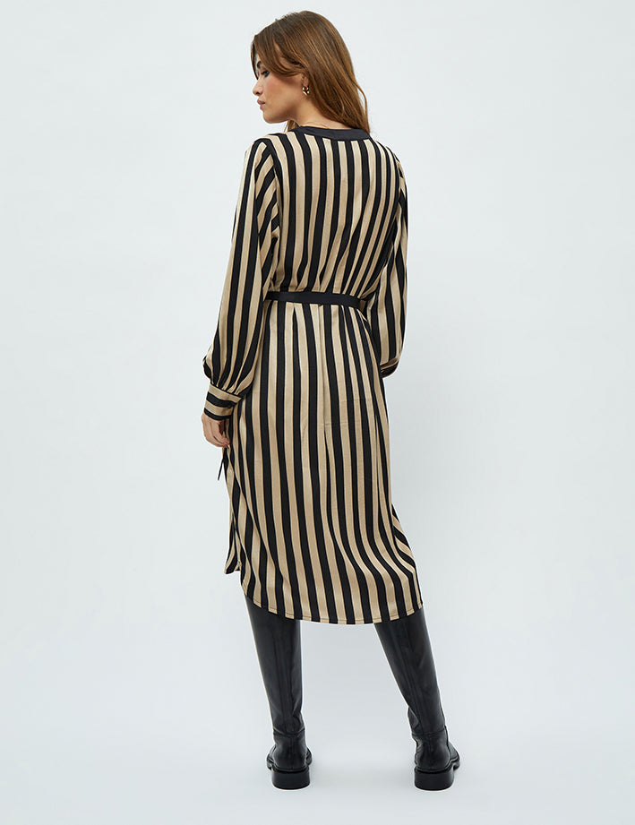 Peppercorn Hessie Dress Dress 9000S Black Stripe