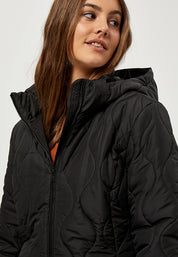 Peppercorn Lune long jacket Coat 9000 Black