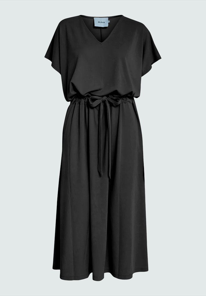 Minus MSTrina Midi Modal Dress Dress 100 Black