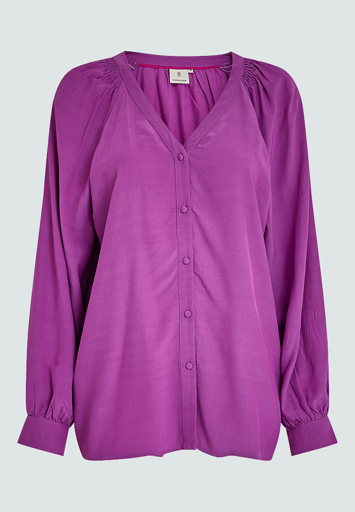 Peppercorn Omira Shirt Shirt 7024 Hollyhock Purple