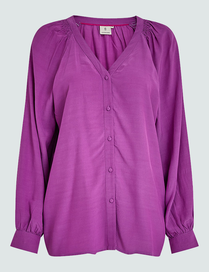 Peppercorn Omira Shirt Shirt 7024 Hollyhock Purple