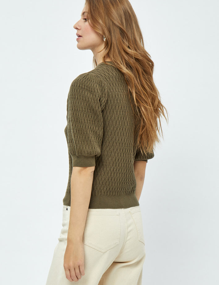 Peppercorn Osiris Knit Pullover Pullover 3820 Capers
