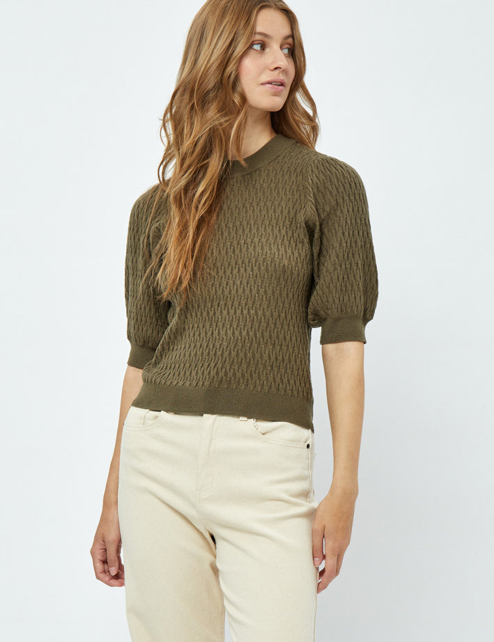 Peppercorn Osiris Knit Pullover Pullover 3820 Capers