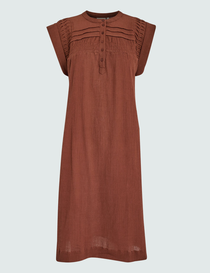 Peppercorn PCAdeline Dress Dress 5009 Brandy Brown