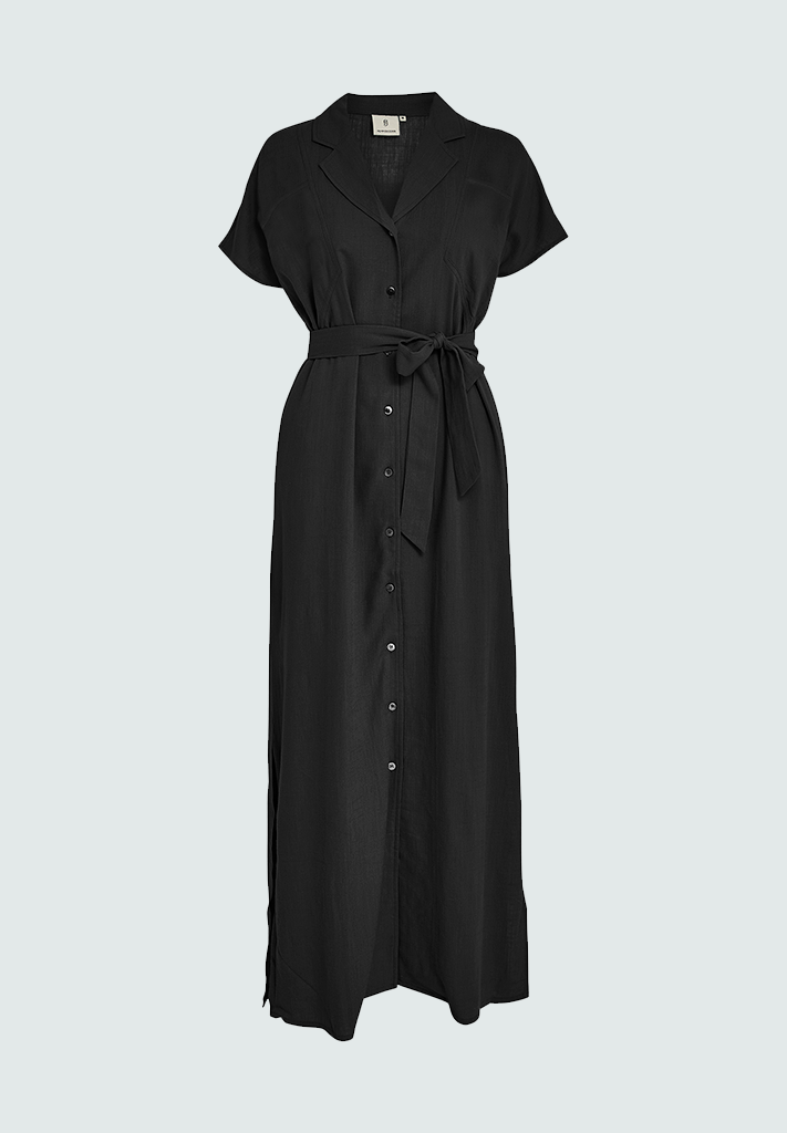 Peppercorn PCAne Cap Sleeve Dress Dress 9000 Black