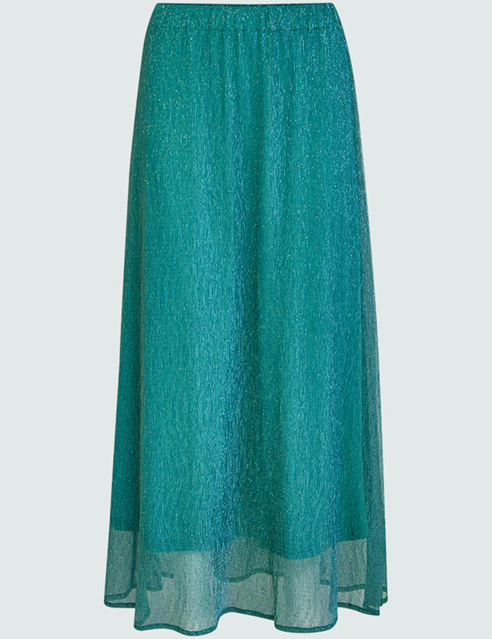 Peppercorn PCAriel Maxi Skirt Skirt 3177 Viridian Green