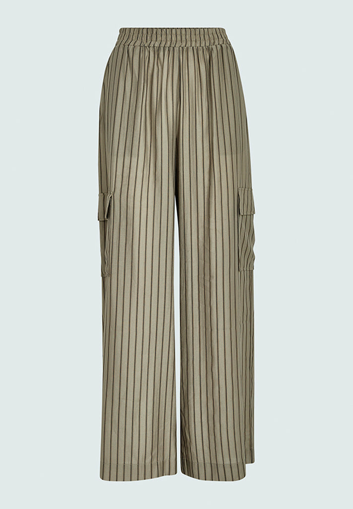 Peppercorn PCAthen Striped Pant Pant 4073S Kelp Sand Stripe