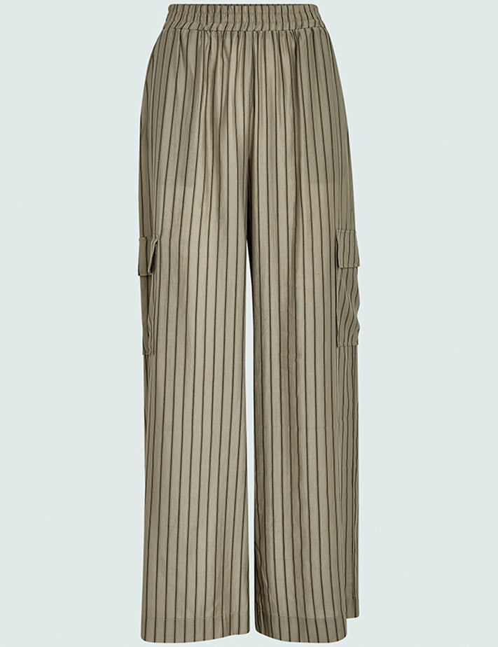 Peppercorn PCAthen Striped Pant Pant 4073S Kelp Sand Stripe