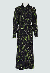 Peppercorn PCParker Maxi Dress Dress 3186P Foliage Green Print