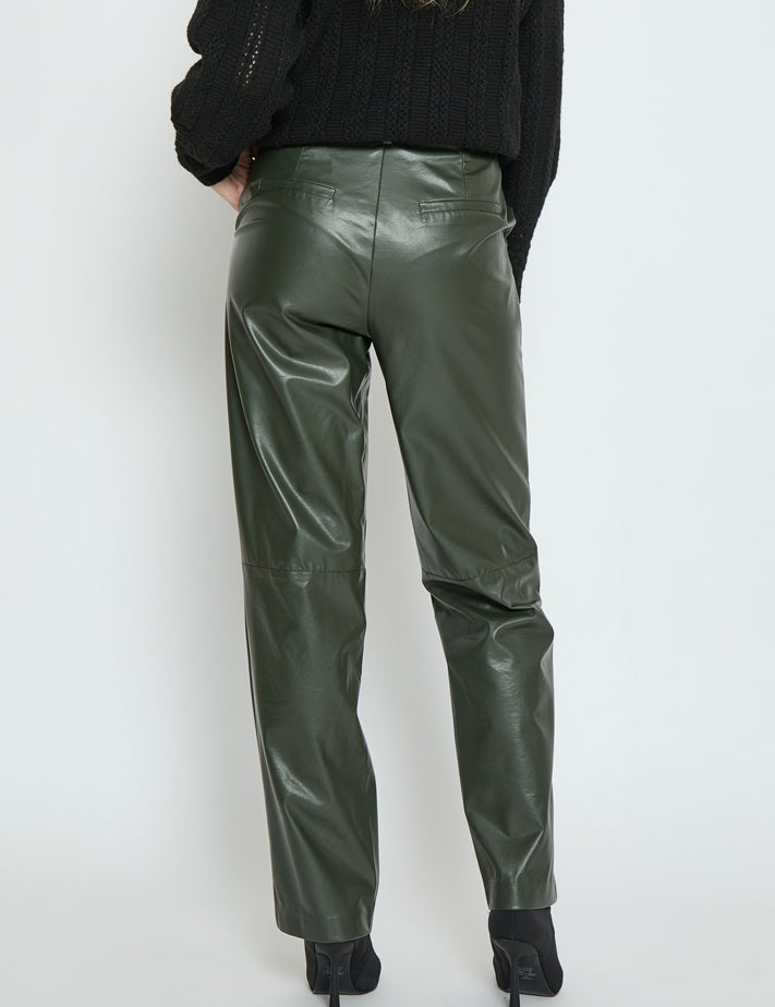 Peppercorn PCPia Flared Pant Pant 1990 Deep Depths Green