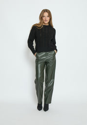 Peppercorn PCPia Flared Pant Pant 1990 Deep Depths Green