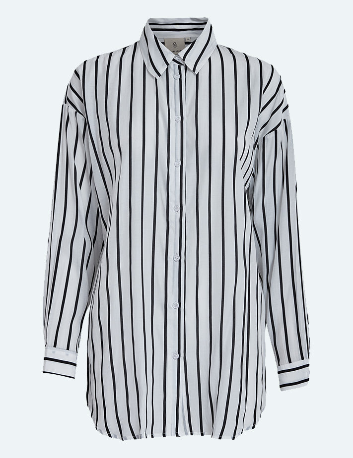 Peppercorn PCTikka Striped Shirt Shirt 0011S Gardenia Stripe