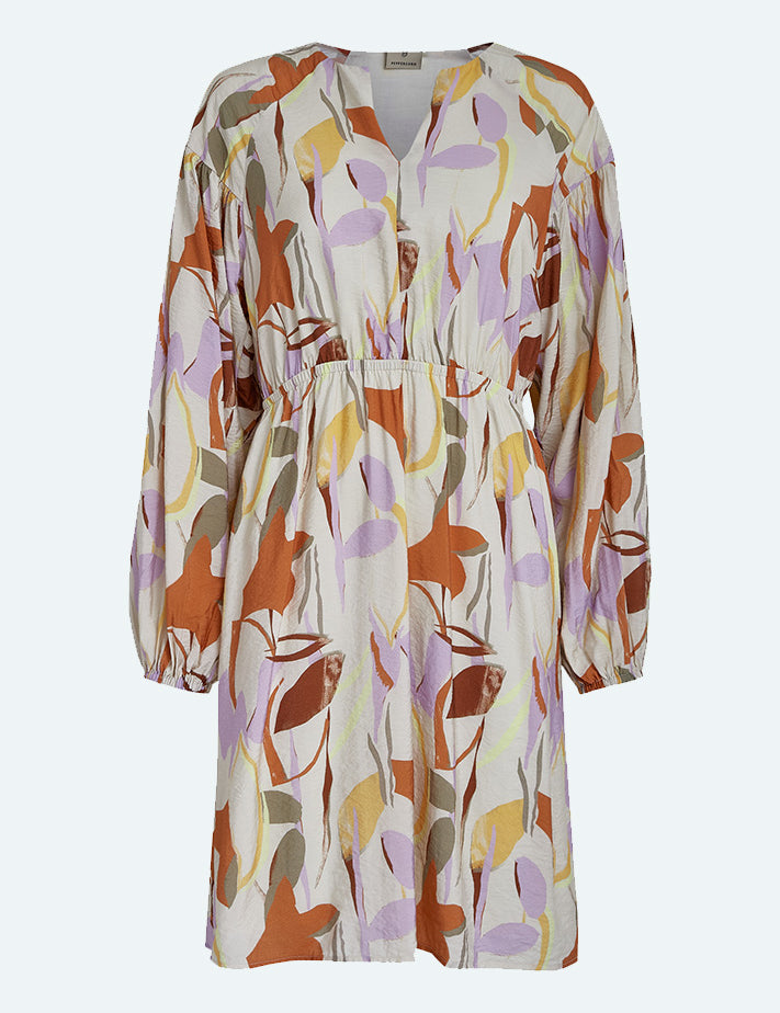 Peppercorn PCTracy Dress Dress 0265P Sandshell Print