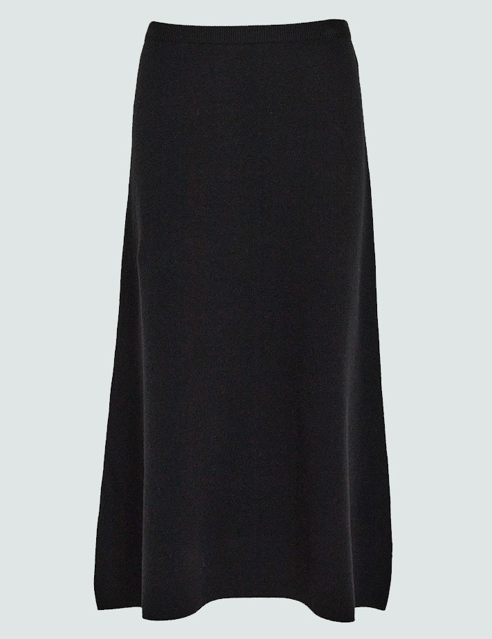 Peppercorn Rosalia High Waisted Midi Knit Skirt Skirt 9000 Black