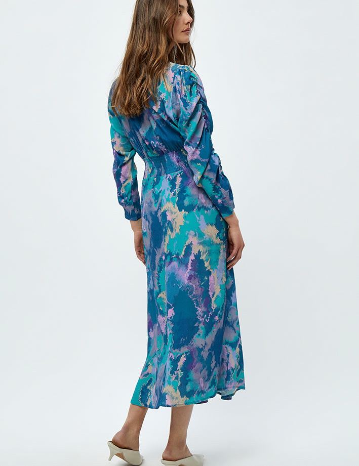 Minus MSTamira Dress Dress 9456P Ocean Green Print