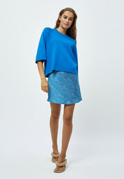 Minus MSVisala GRS Short Skirt Skirt 1340P Horizon Blue Print