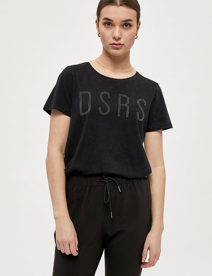 Desires A Desires Stone Tee T-Shirt 9000 Black
