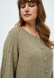 Peppercorn Alaniah Cardigan Curve Cardigans 0178M Winter Twig Sand Melange