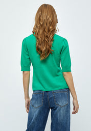 Desires Amora 2/4 Sleeve Mockneck Pullover Pullover 6172 Simply Green