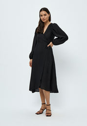 Desires Astra Long Sleeve Midcalf Dress Dress 9000 Black