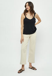 Desires Billy Knot Tank Top T-Shirt 9000 Black