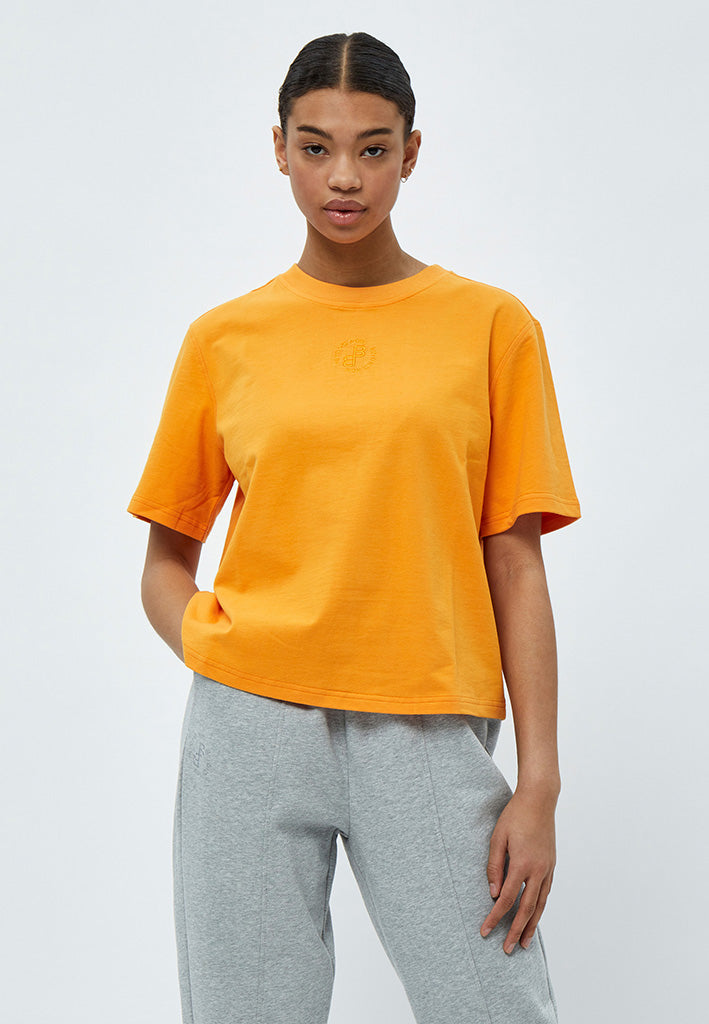 Beyond Now Blaze oversized tee T-Shirt 6841 Orange Blossom