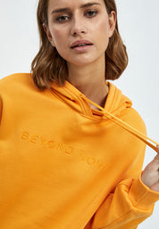 Beyond Now Brielle hoodie Sweatshirt 6841 Orange Blossom