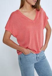 Minus Carlina Knit T-Shirt T-Shirt 641MET Dubarry Metal.