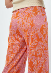 Desires Cica Pants Pant 0510P Melon Peach Print