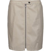 Desires Colette PU Skirt Skirt 0147 Pale Khaki