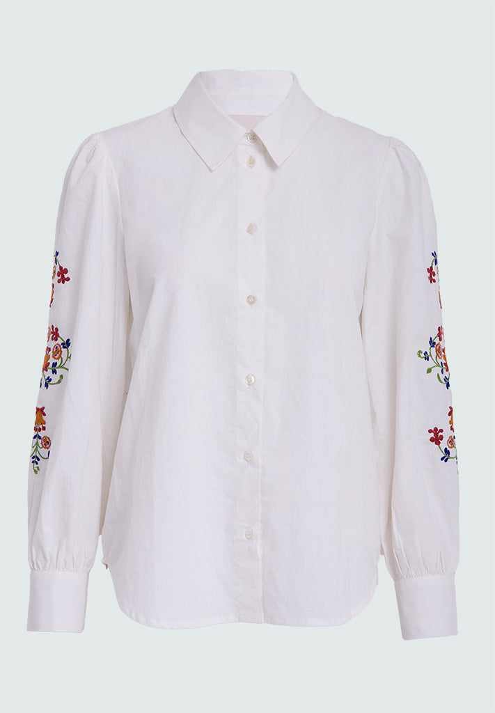 Desires DSCadence Embroidery Shirt Shirt 235 Cloud Dancer