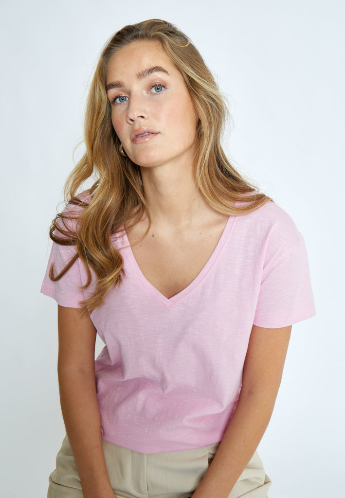Desires DSDannon V T-Shirt T-Shirt 7110 Sweet Lilac Pink