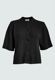 Desires DSDelta Short Sleeve Knit Cardigan Cardigans 9000 Black