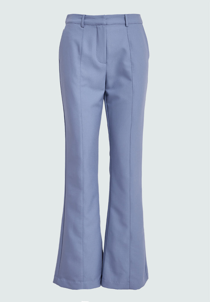Desires DSDolly Mid Waisted Flared Pant Pant 1590 Blue Bonnet