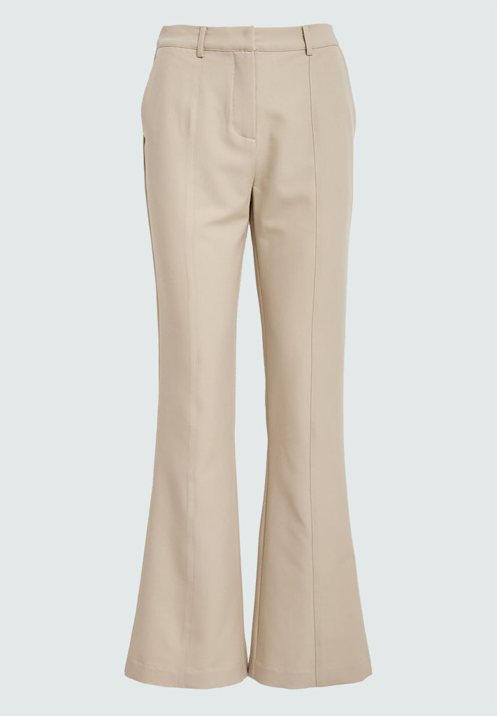 Desires DSDolly Mid Waisted Flared Pant Pant 2105 Feather Gray
