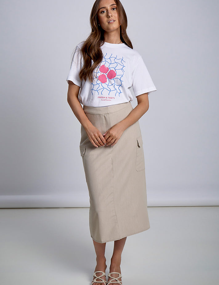 Desires DSEleanor Midi Cargo Skirt Skirt 4042 Ancient Scroll
