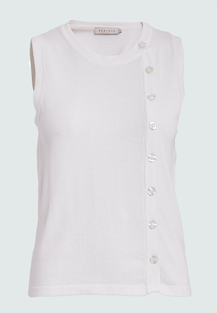 Desires DSElla Knit Top Top 235 Cloud Dancer