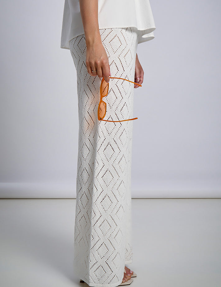 Desires DSElsa Crochet Pant Pant 0140 Tofu