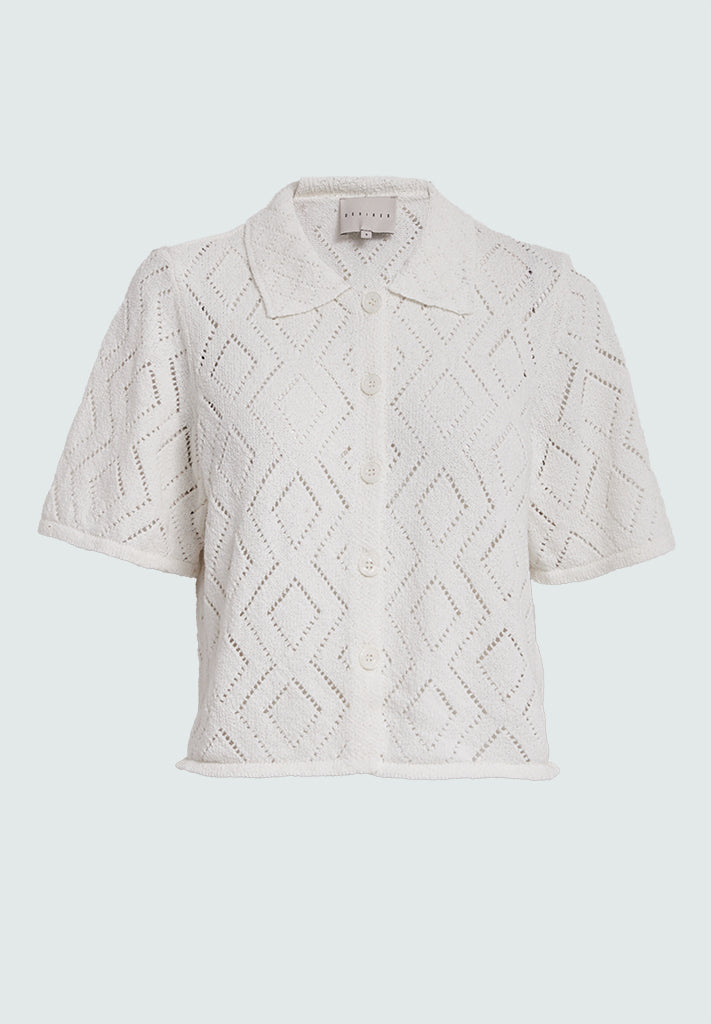 Desires DSElsa Crochet Shirt Shirt 0140 Tofu
