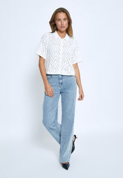 Desires DSElsa Crochet Shirt Shirt 0140 Tofu