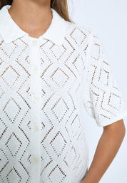 Desires DSElsa Crochet Shirt Shirt 0140 Tofu