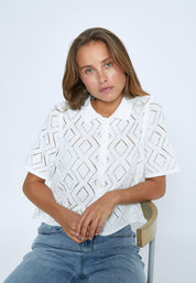 Desires DSElsa Crochet Shirt Shirt 0140 Tofu