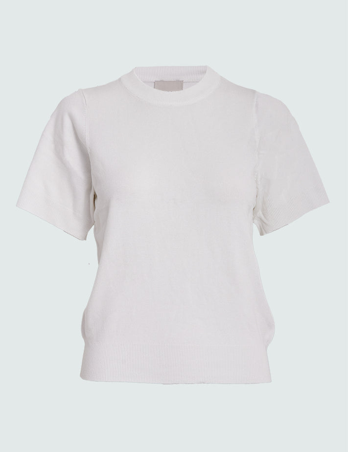Desires DSEvie Knit T-Shirt T-Shirt 235 Cloud Dancer
