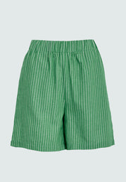 Desires DSEvita Striped Shorts Shorts 4419S Ming Green Stripe