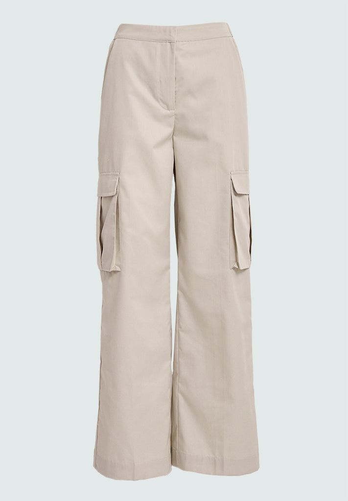 Desires DSFaye Mid Waisted Wide Leg Pant Pant 2105 Feather Gray