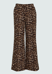 Desires DSFernanda Printed Mid Waisted Pant Pant 9168P Leopard Print