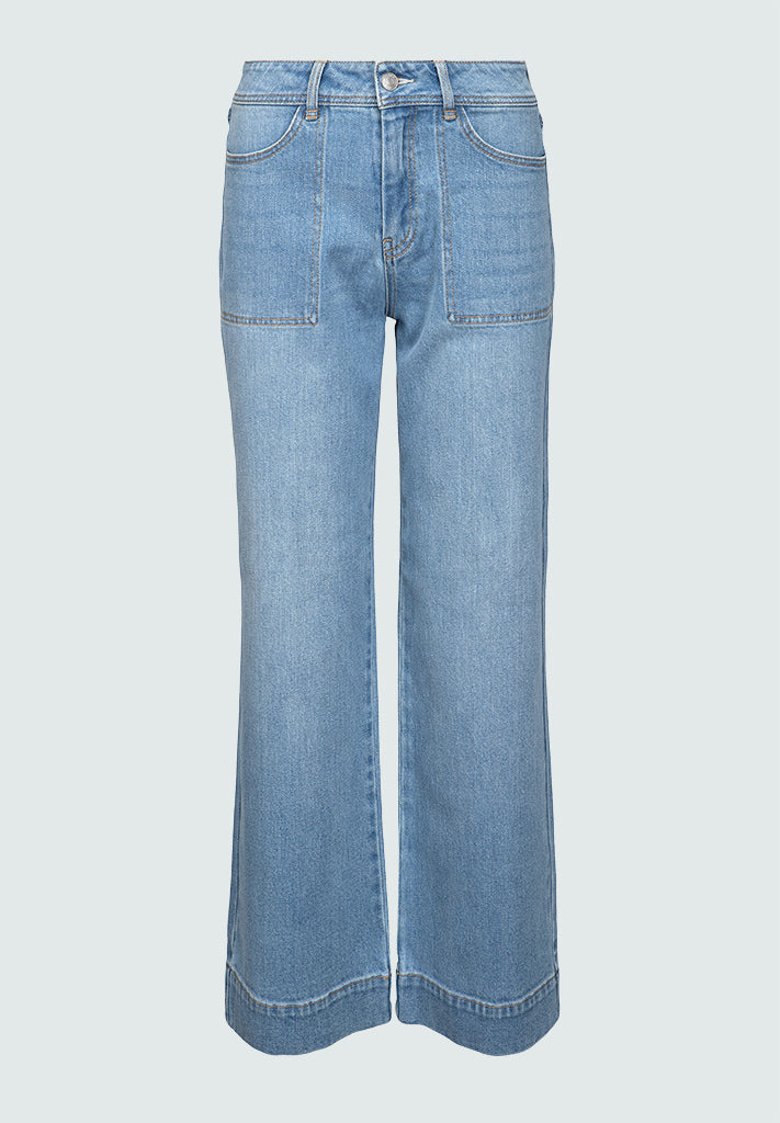 Desires DSFlorence HW Denim Pants FL Jeans 9600 Light Blue Wash