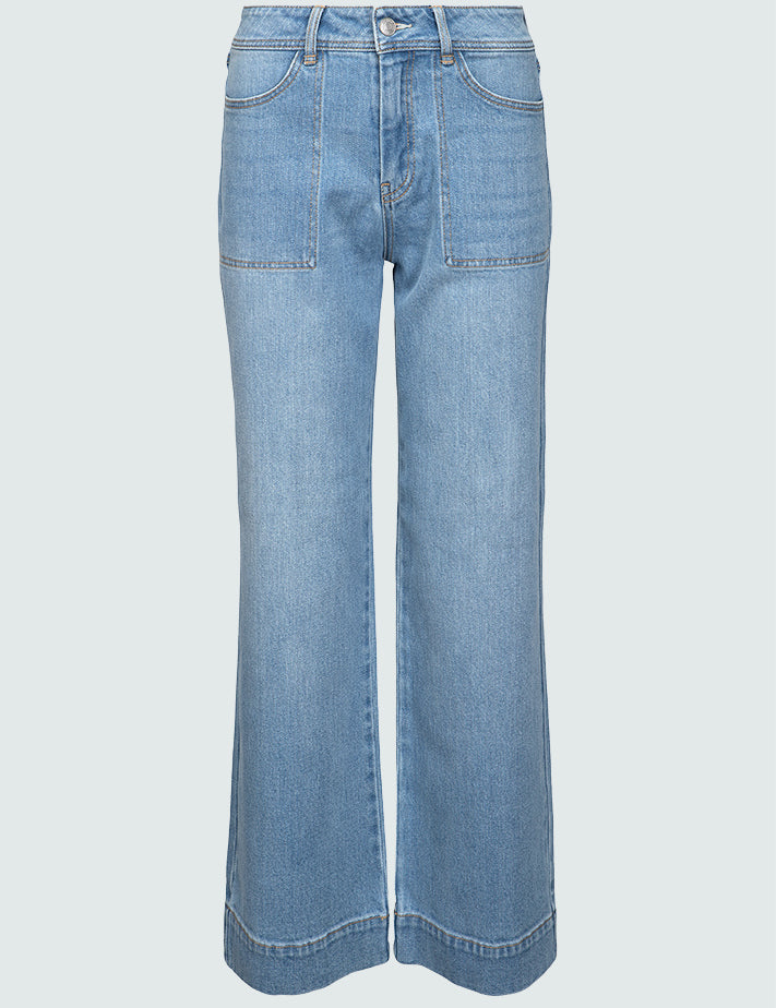Desires DSFlorence HW Denim Pants FL Jeans 9600 Light Blue Wash